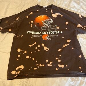 NFL Cleveland Browns tie-dye T-shirt